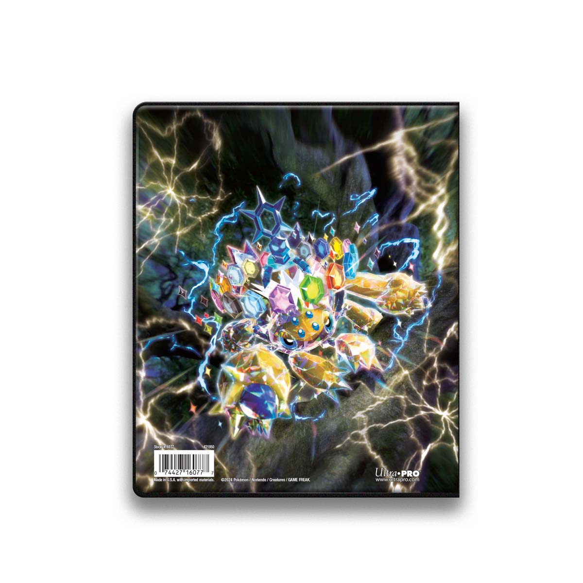 Scarlet and Violet: Stellar Crown 4-Pocket Portfolio for Pokémon Back | Nexcstoioe