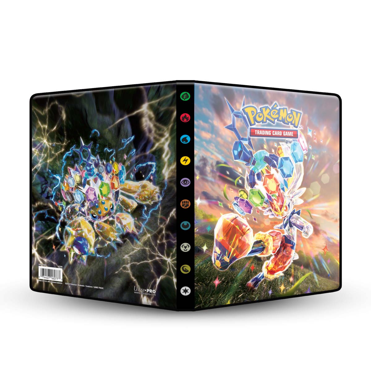 Scarlet and Violet: Stellar Crown 4-Pocket Portfolio for Pokémon Spread | Nexcstoioe