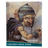 Critical Role Bells Hells Chetney Pock O'Peafrom RPG Folio with Stickers for Dungeons & Dragons | Nexcstoioe
