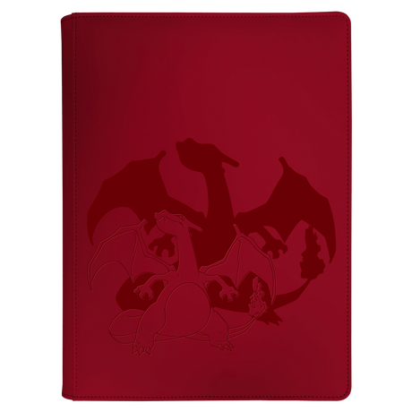 Elite Series: Charizard 9-Pocket Zippered PRO-Binder for Pokemon | Nexcstoioe