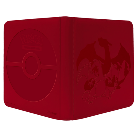 Elite Series: Charizard 12-Pocket Zippered PRO-Binder for Pokemon | Nexcstoioe