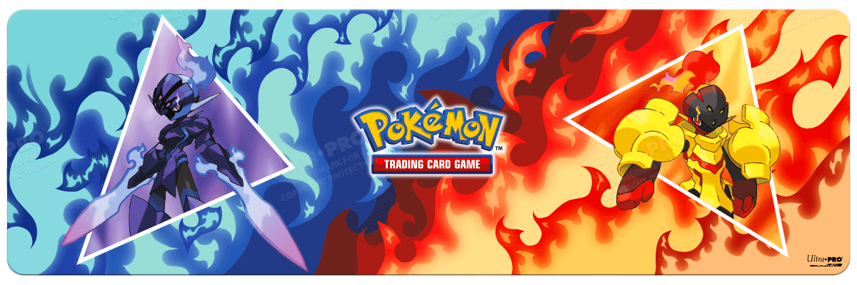Armarouge and Ceruledge 8ft Table Playmat for Pokémon | Nexcstoioe