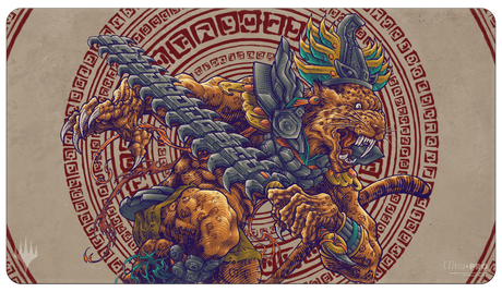 The Lost Caverns of Ixalan Sovereign Okinec Ahau Standard Gaming Playmat for Magic: The Gathering | Nexcstoioe