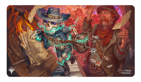 Outlaws of Thunder Junction Tinybones, the Pickpocket Key Art Standard Gaming Playmat for Magic: The Gathering | Nexcstoioe
