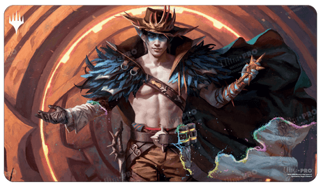 Outlaws of Thunder Junction Oko, the Ringleader Standard Gaming Playmat Key Art for Magic: The Gathering | Nexcstoioe