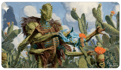 Outlaws of Thunder Junction Bristly Bill, Spine Sower Standard Gaming Playmat for Magic: The Gathering | Nexcstoioe