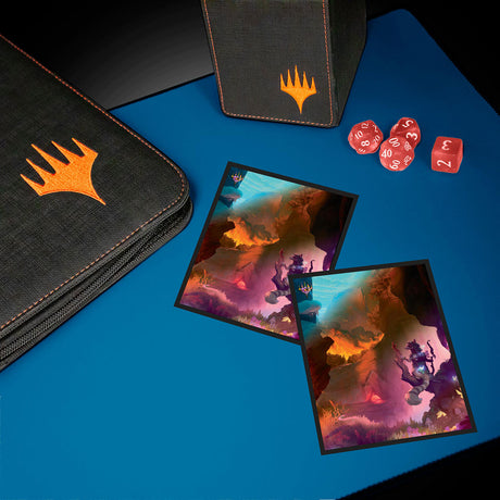 Bloomburrow Season Lands: Mountain Summer Deck Protector Sleeves (100ct) for Magic: The Gathering | Nexcstoioe Lifestyle