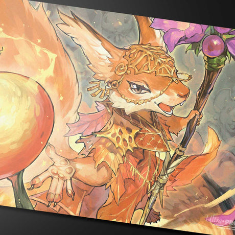 Bloomburrow Hazel of the Rootbloom Standard Gaming Playmat for Magic: The Gathering Close Up | Nexcstoioe