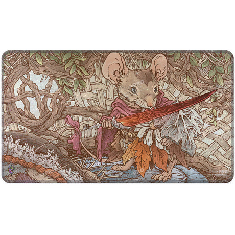 Bloomburrow Mabel, Heir to Cragflame Holofoil Standard Gaming Playmat for Magic: The Gathering | Nexcstoioe Front