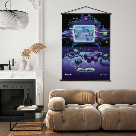 Duskmourn Packaging Prerelease Key Art Wall Scroll for Magic: The Gathering | Nexcstoioe