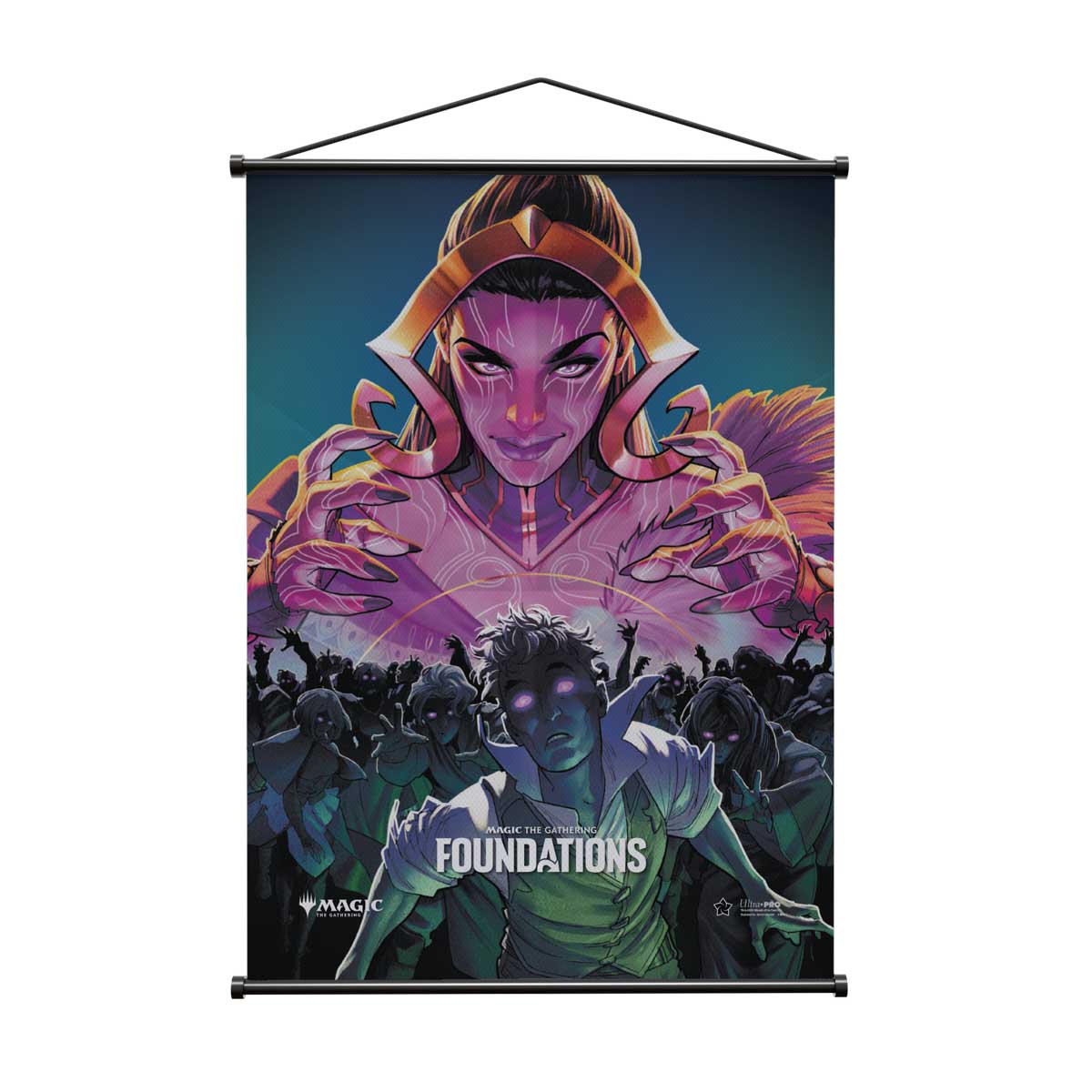Foundations Liliana Wall Scroll for Magic: The Gathering Front | Nexcstoioe