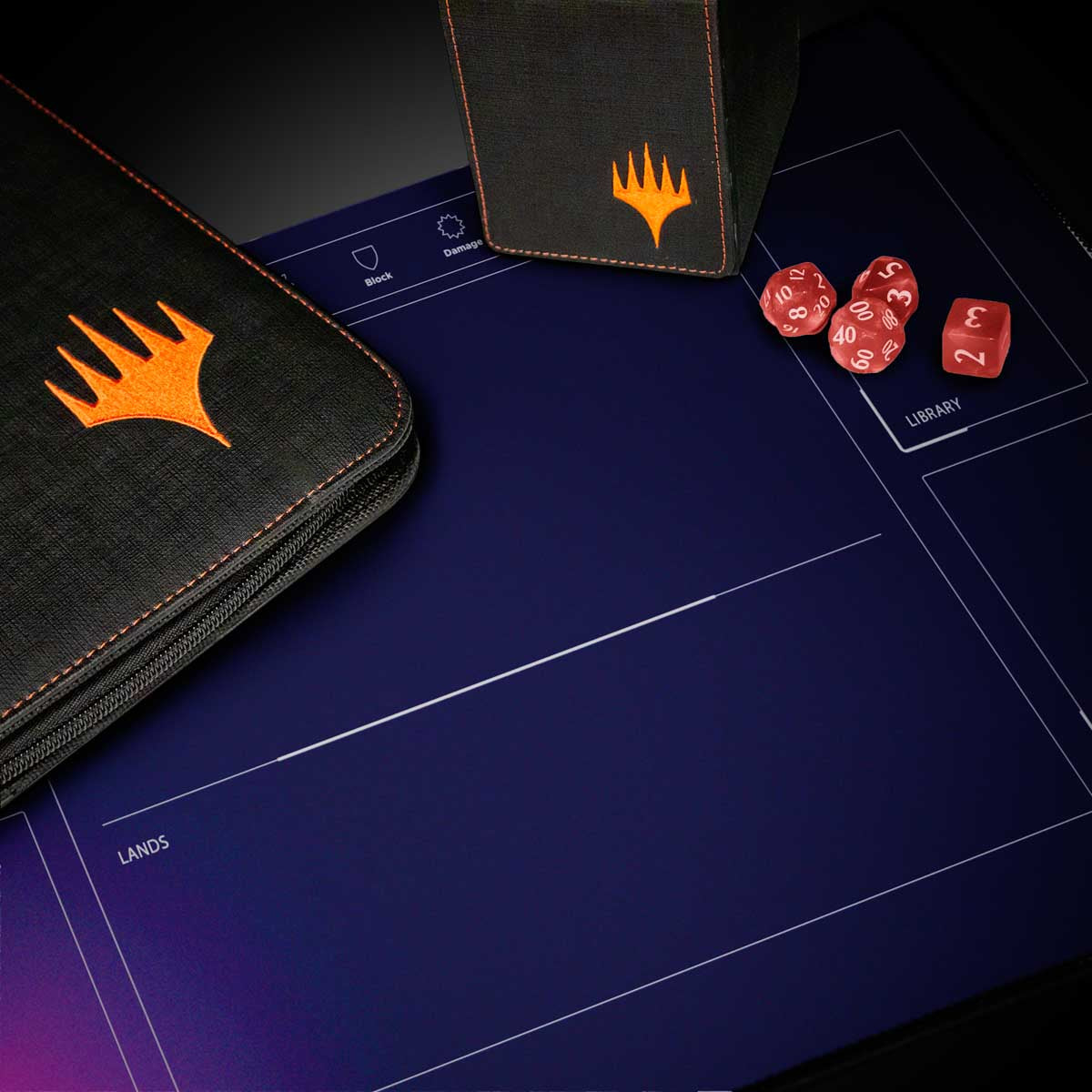 Foundations Learn To Play 1-Player Playmat for Magic: The Gathering Lifestyle | Nexcstoioe