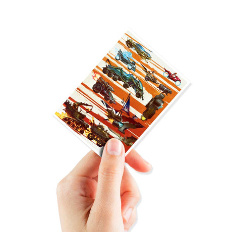 Aetherdrift Finish Line Bundle Key Art 105ct APEX™ Deck Protector Sleeves for Magic: The Gathering Hand | Nexcstoioe