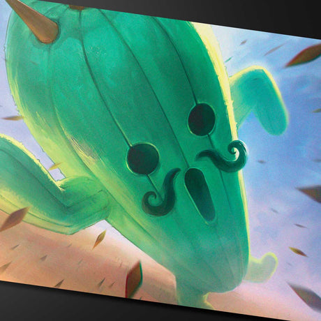 Magic: The Gathering®—FINAL FANTASY™ Jumbo Cactuar Playmat Art | Nexcstoioe