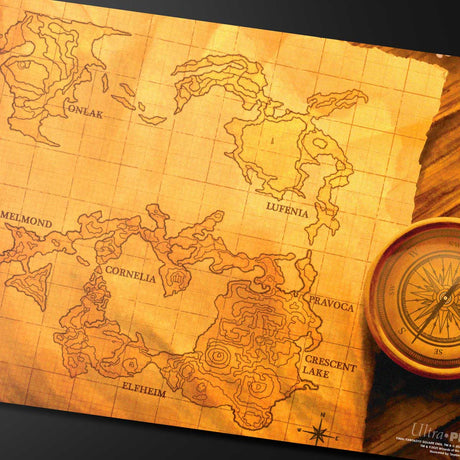 Magic: The Gathering®—FINAL FANTASY™ World Map Playmat Art | Nexcstoioe