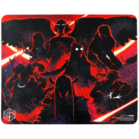 Critical Role Live Show Printed Mousepad - Silhouette Version | Nexcstoioe