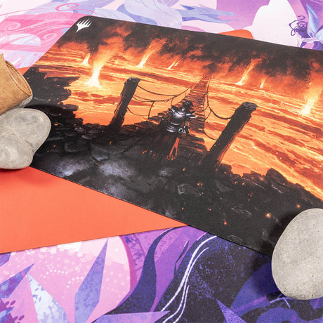 Wilds of Eldraine Virtue of Courage Standard Gaming Playmat for Magic: The Gathering | Nexcstoioe