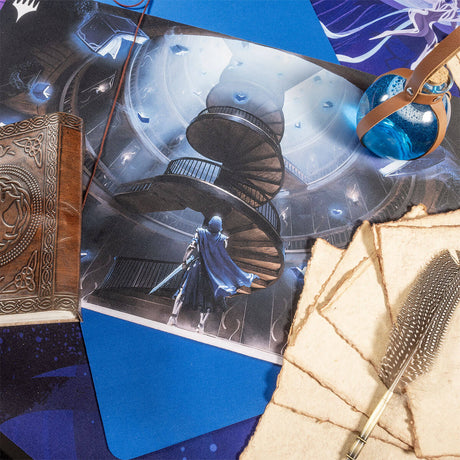 Wilds of Eldraine Virtue of Knowledge Standard Gaming Playmat for Magic: The Gathering | Nexcstoioe