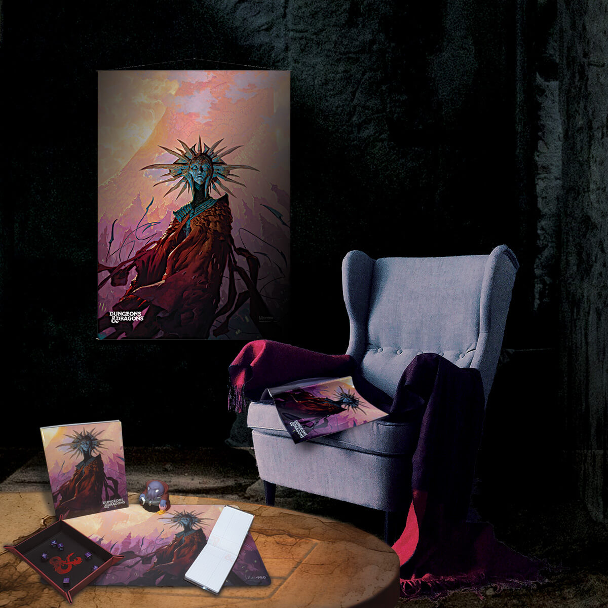 Planescape: Adventures in the Multiverse for Dungeons & Dragons Playmat - Sigil and the Outlands Standard Cover Artwork v3 | Nexcstoioe