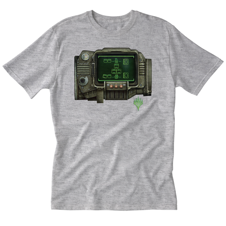 Magic: The Gathering Universes Beyond x Fallout Printed Graphic Tee - Pip Boy | Nexcstoioe