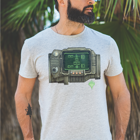 Magic: The Gathering Universes Beyond x Fallout Printed Graphic Tee - Pip Boy | Nexcstoioe