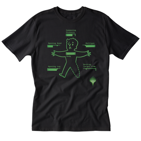 Magic: The Gathering Universes Beyond x Fallout Printed Graphic Tee - Vault Boy | Nexcstoioe