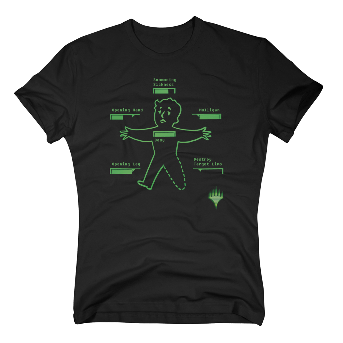 Magic: The Gathering Universes Beyond x Fallout Printed Graphic Tee - Vault Boy | Nexcstoioe
