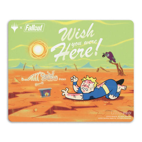 Magic: The Gathering Universes Beyond x Fallout Mousepad - Wasteland | Nexcstoioe