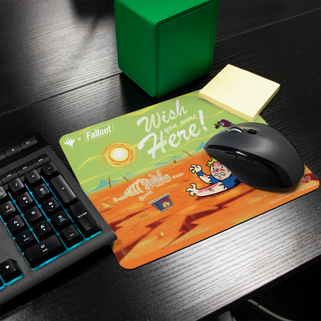 Magic: The Gathering Universes Beyond x Fallout Mousepad - Wasteland | Nexcstoioe