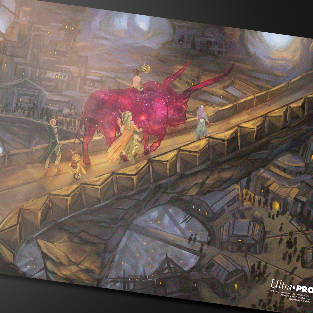 Critical Role PoD Stitched Edge Playmat - Umudara Art | Nexcstoioe