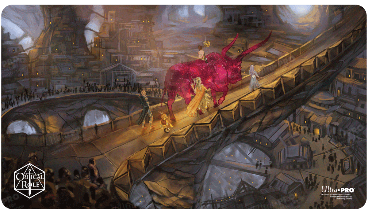 Critical Role PoD Stitched Edge Playmat -   | Nexcstoioe