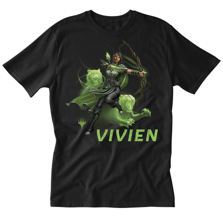 Foundations Vivien Printed Graphic Tee in Black for Magic: The Gathering