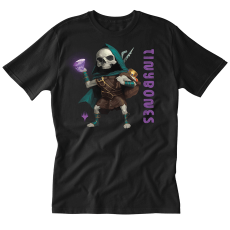 Foundations Tinybones Printed Graphic Tee in Black for Magic: The Gathering | Nexcstoioe