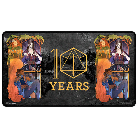 Critical Role 10th Anniversary Stitched Edge Playmat - Marisha Front | Nexcstoioe