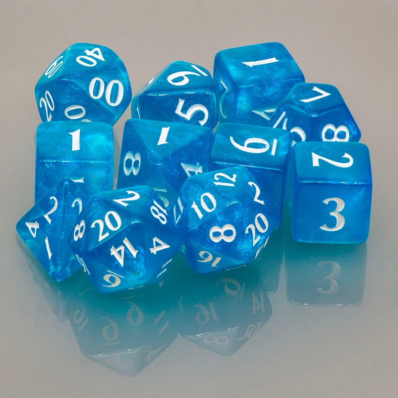 Eclipse Acrylic RPG Dice Set (11ct) | Nexcstoioe