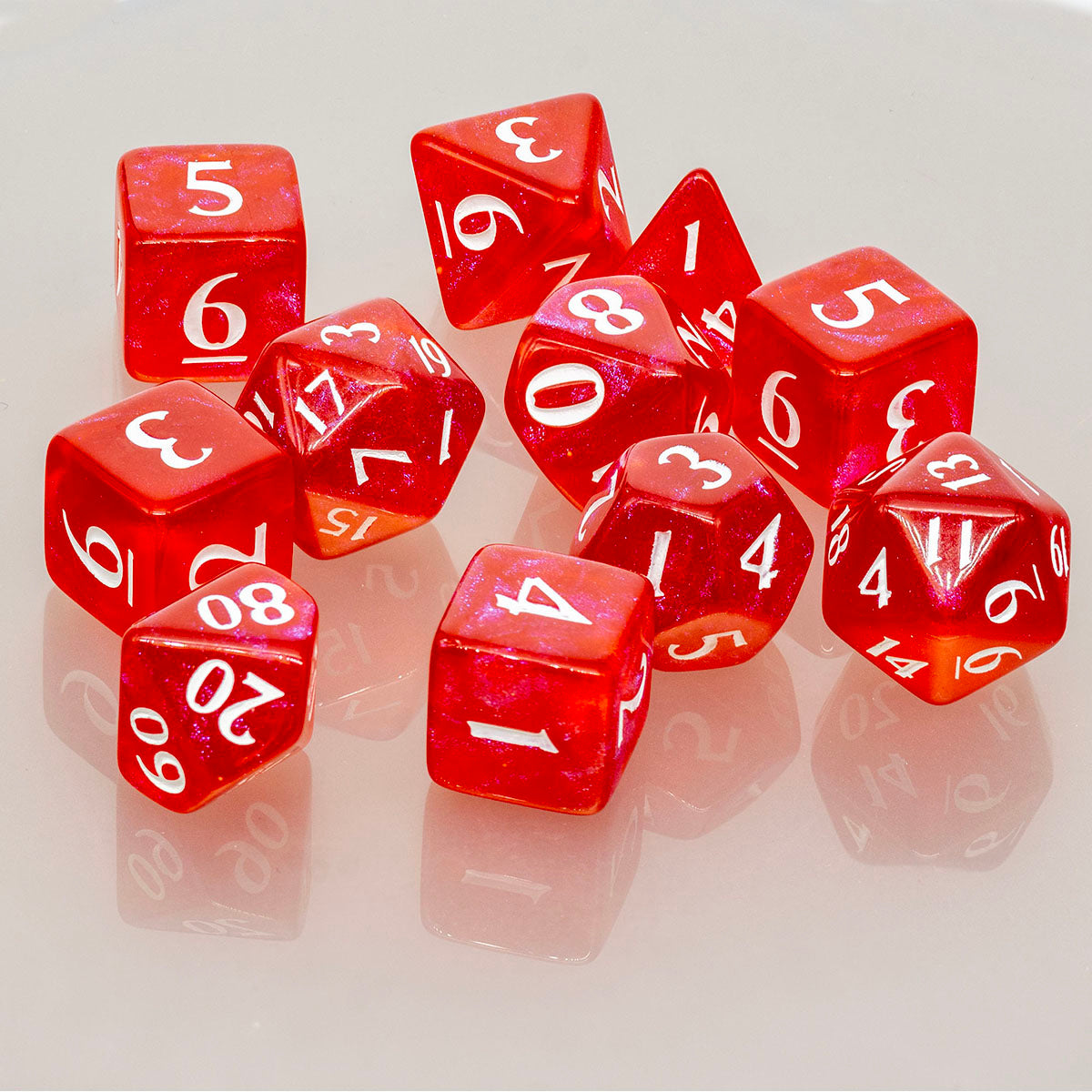 Eclipse Acrylic RPG Dice Set (11ct) | Nexcstoioe
