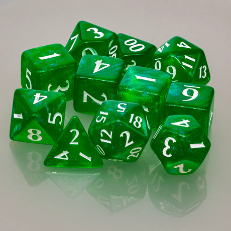 Eclipse Acrylic RPG Dice Set (11ct) | Nexcstoioe
