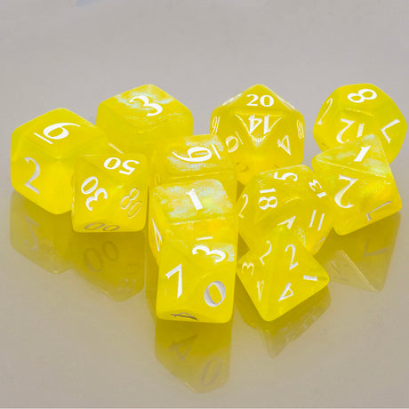 Eclipse Acrylic RPG Dice Set (11ct) | Nexcstoioe