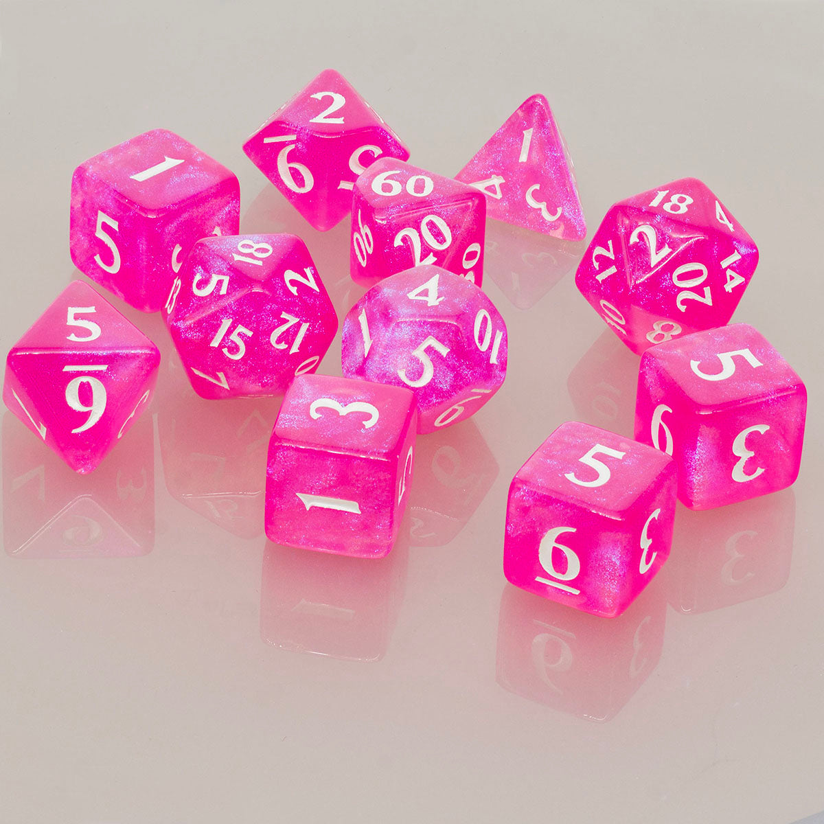 Eclipse Acrylic RPG Dice Set (11ct) | Nexcstoioe