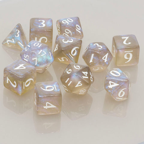 Eclipse Acrylic RPG Dice Set (11ct) | Nexcstoioe