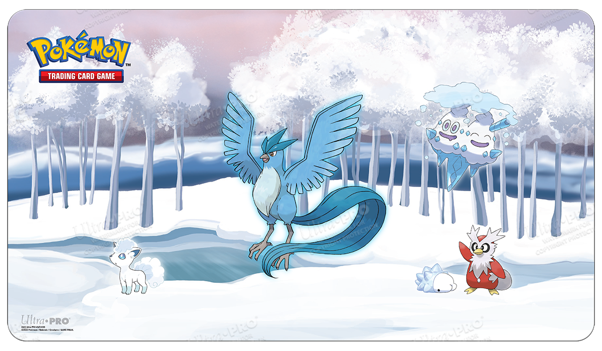 Gallery Series Frosted Forest Standard Gaming Playmat for Pokemon | Nexcstoioe