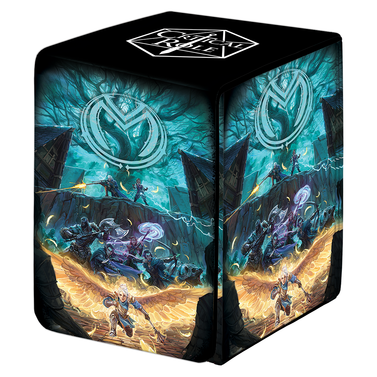 Critical Role Bells Hells Vox Machina Art Printed Leatherette Alcove Deck Box for Dungeons & Dragons | Nexcstoioe