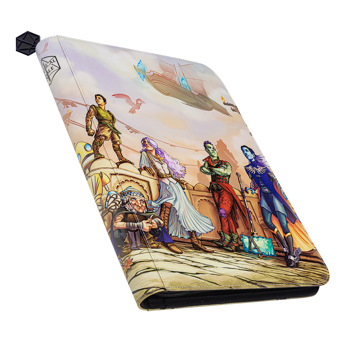 Critical Role Bells Hells Team Lineup Printed Leatherette Book Folio for Dungeons & Dragons | Nexcstoioe