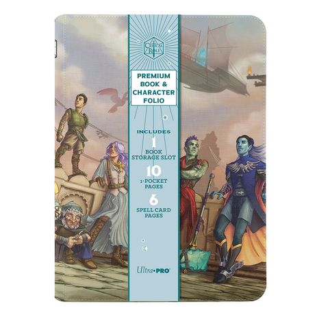 Critical Role Bells Hells Team Lineup Printed Leatherette Book Folio for Dungeons & Dragons | Nexcstoioe