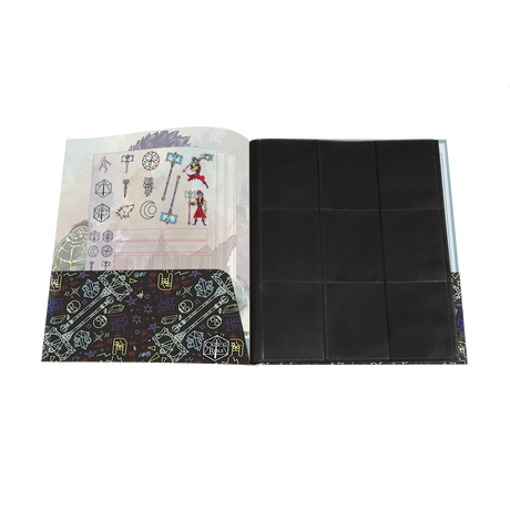Critical Role Bells Hells Ashton Greymoore RPG Folio with Stickers for Dungeons & Dragons | Nexcstoioe