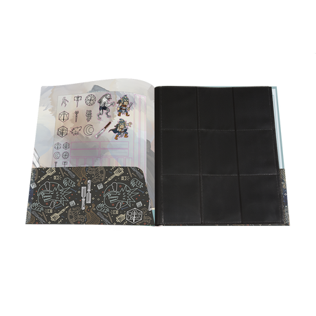 Critical Role Bells Hells Chetney Pock O'Peafrom RPG Folio with Stickers for Dungeons & Dragons | Nexcstoioe