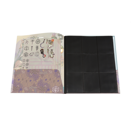 Critical Role Bells Hells Fearne Calloway RPG Folio with Stickers for Dungeons & Dragons | Nexcstoioe