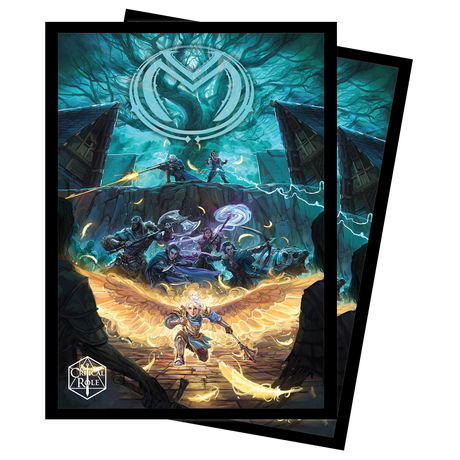 Critical Role Bells Hells Vox Machina Art Standard Deck Protector Sleeves (100ct) for Dungeons & Dragons | Nexcstoioe