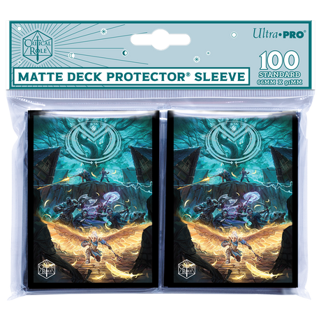 Critical Role Bells Hells Vox Machina Art Standard Deck Protector Sleeves (100ct) for Dungeons & Dragons | Nexcstoioe