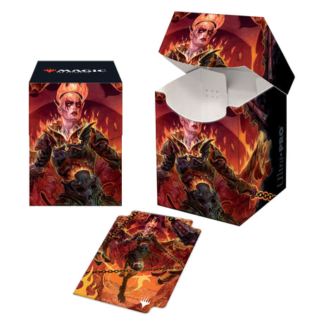 Adventures in the Forgotten Realms Zariel, Archduke of Avernus 100+ Deck Box for Magic: The Gathering | Nexcstoioe